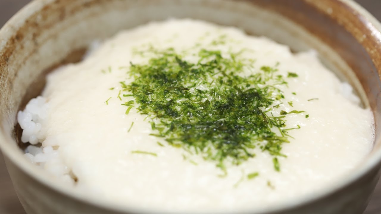 夏バテ防止！麦とろご飯の作り方 | How to make barley rice with grated yam