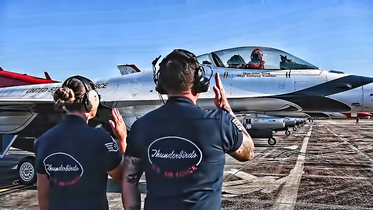 USAF Thunderbirds Launch During COVID-19 Crisis May 2020