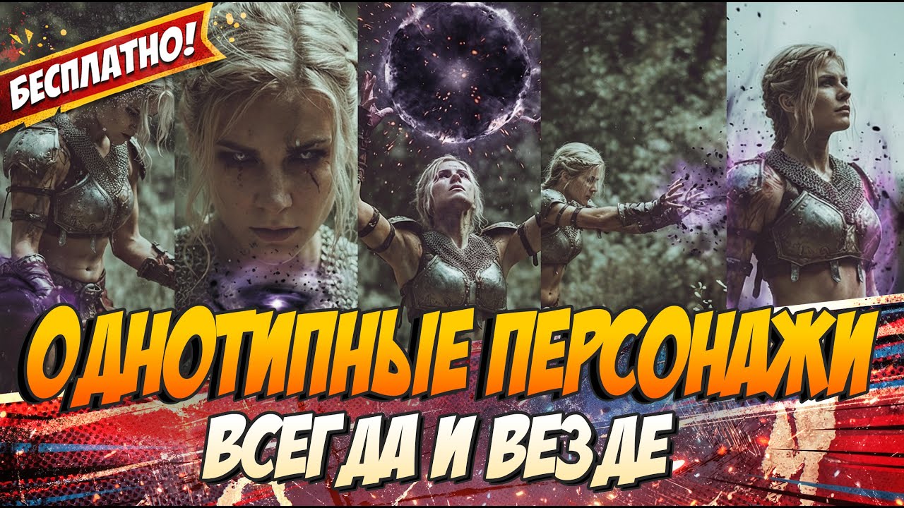 ОДИНАКОВЫЕ ПЕРСОНАЖИ В РАЗНЫХ СЦЕНАХ |НИЩЕБРОД AI.