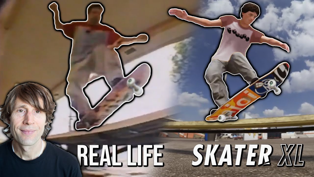 Recreating Insane RODNEY MULLEN Tricks in Skater XL | Real Life vs Skater XL