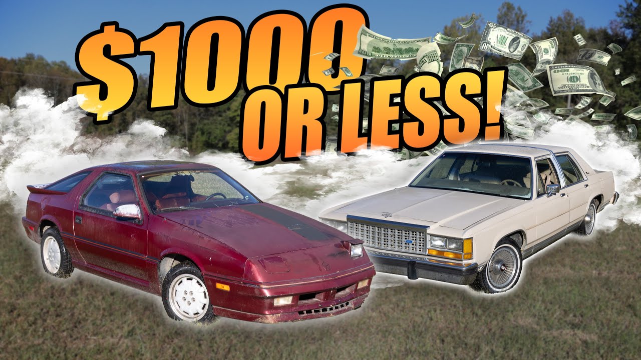 CHEAP CAR BATTLE! Who Has the Best Car Under $1000? Part 1