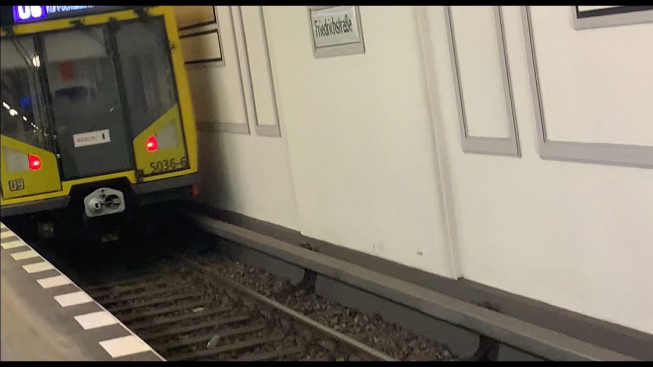Mitfahrt in der Baureihe H von U Bahnhof Stadtmitte -  S+U Bhf. Friedrichstraße