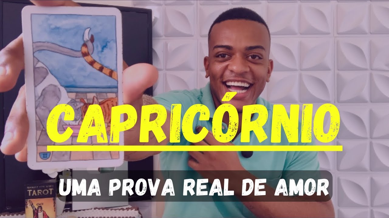 CAPRICÓRNIO ♑ ATÉ O FINAL DO MÊS! UMA PROVA DE AMOR QUE TOCA SEU CORAÇÃO 😱❤️