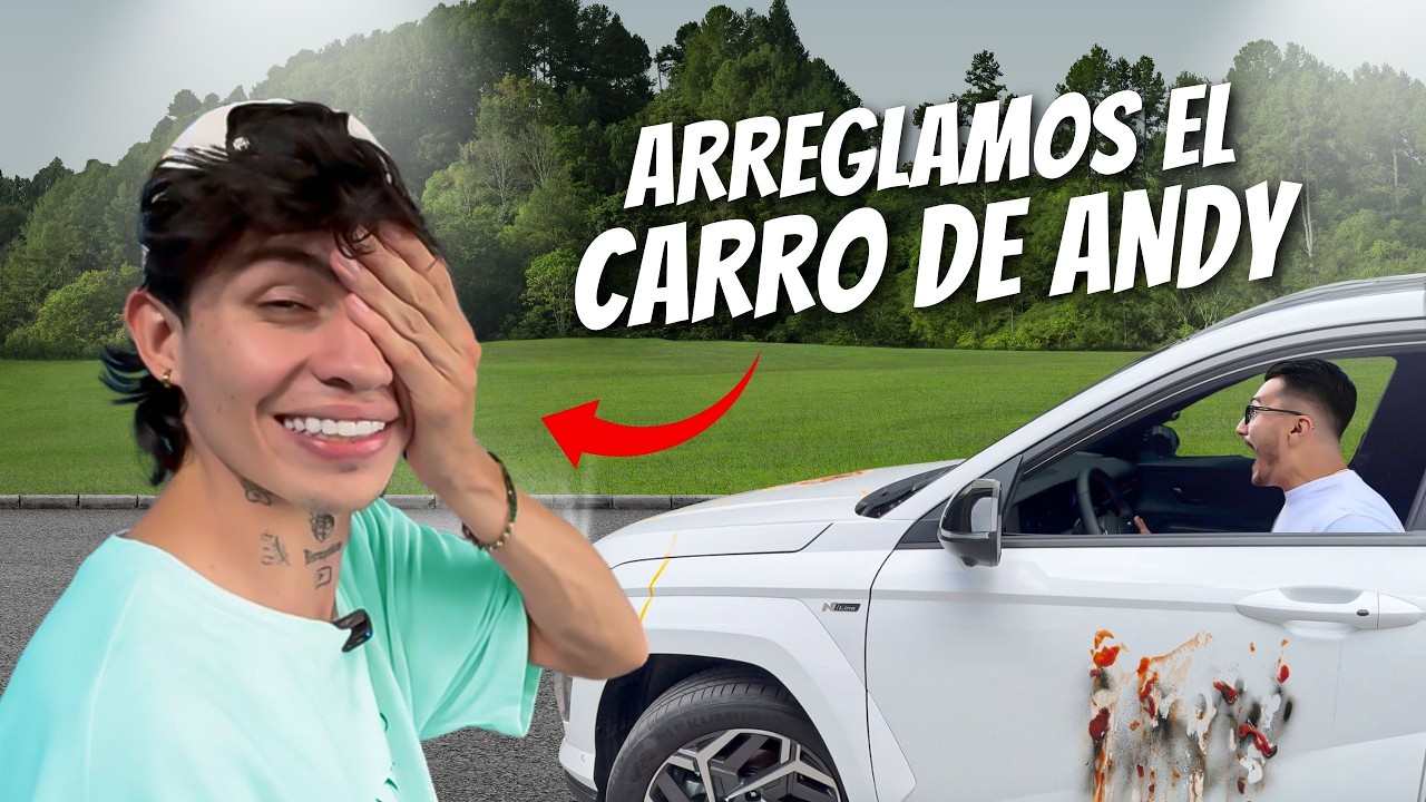 Arreglamos el nuevo CARRO de ANDY//  BROMA DEL HITBOY//