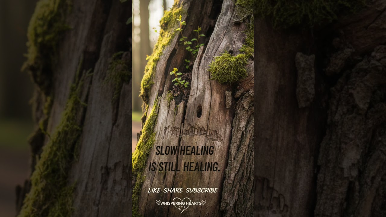 Slow Healing Is Still Healing (Be Gentle With Yourself). Still Healing.Slow ≠ Stuck.Gentle Progress.