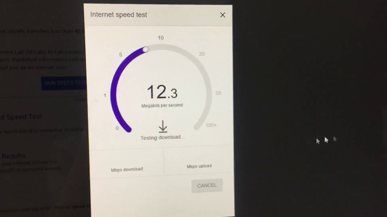 Infinity internet prepaid starter KIT , Speedtest
