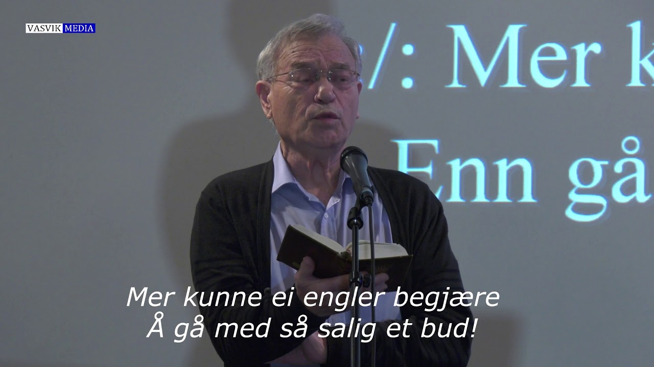 (3668) FELLESSANG: Å salige stund uten like - TEKSTET (forsanger Sven Viste)