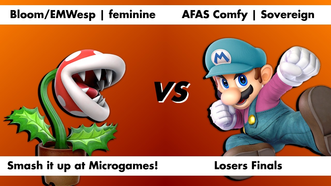 Bloom/EMWesp | feminine vs AFAS Comfy | Sovereign | Losers Finals | Smash it up at Microgame