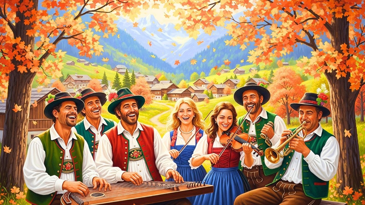 🍂 Die schönsten fröhlichen Herbstlieder – 25 Volksmusik-Hits zum Mitsingen!