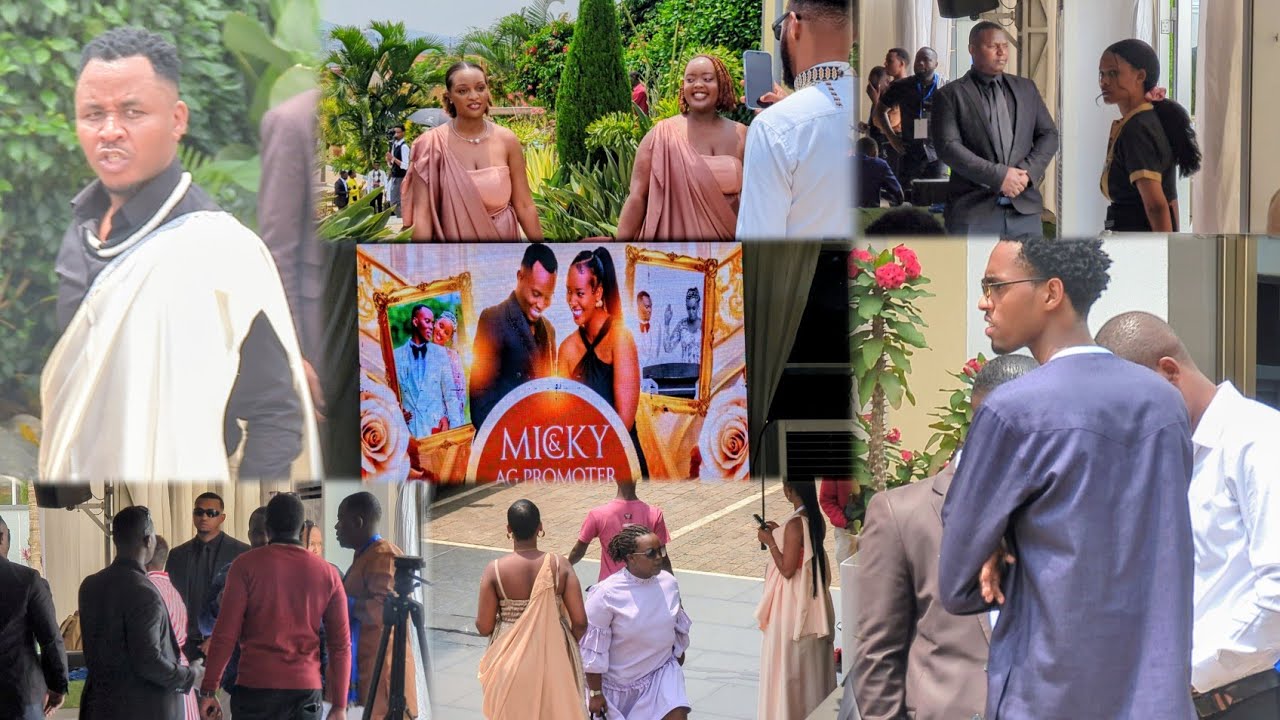 🚨LIVE MICKY & AG PROMOTER WEDDING CEREMONY / aba Star bari kubuzamo UMUTEKANO WAKAJIJWE👌