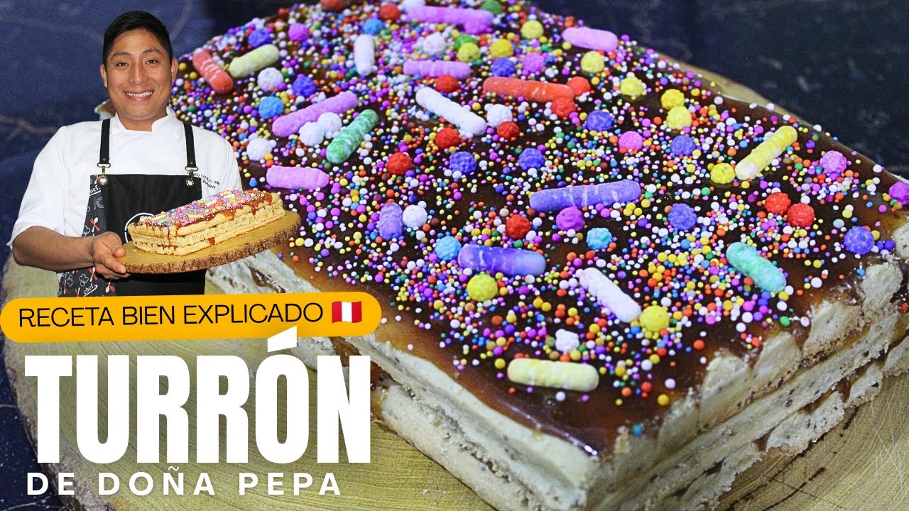 TURRON de DOÑA PEPA 🇵🇪 | POSTRE PERUANO 😋