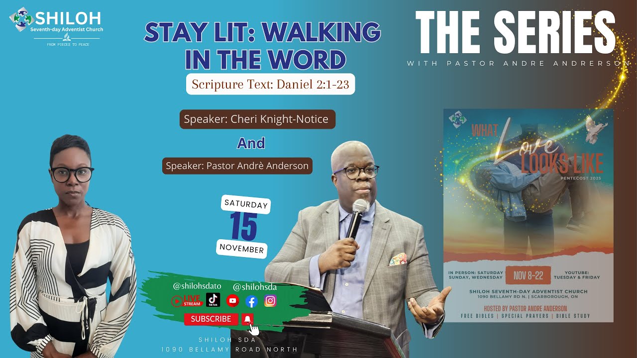 Pentecost and More Evangelistic Series Sabbath |Shiloh Adventist Church Toronto |11/15/2025
