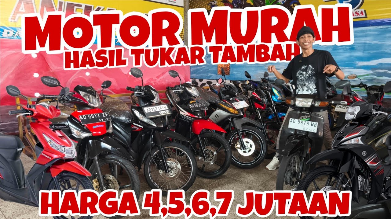 SPILL MOTOR MURAH HASIL TUKAR TAMBAH,HARGA 4,5,6,7JUTAAN - motor bekas murah - ANEKA JASA MOTOR SOLO