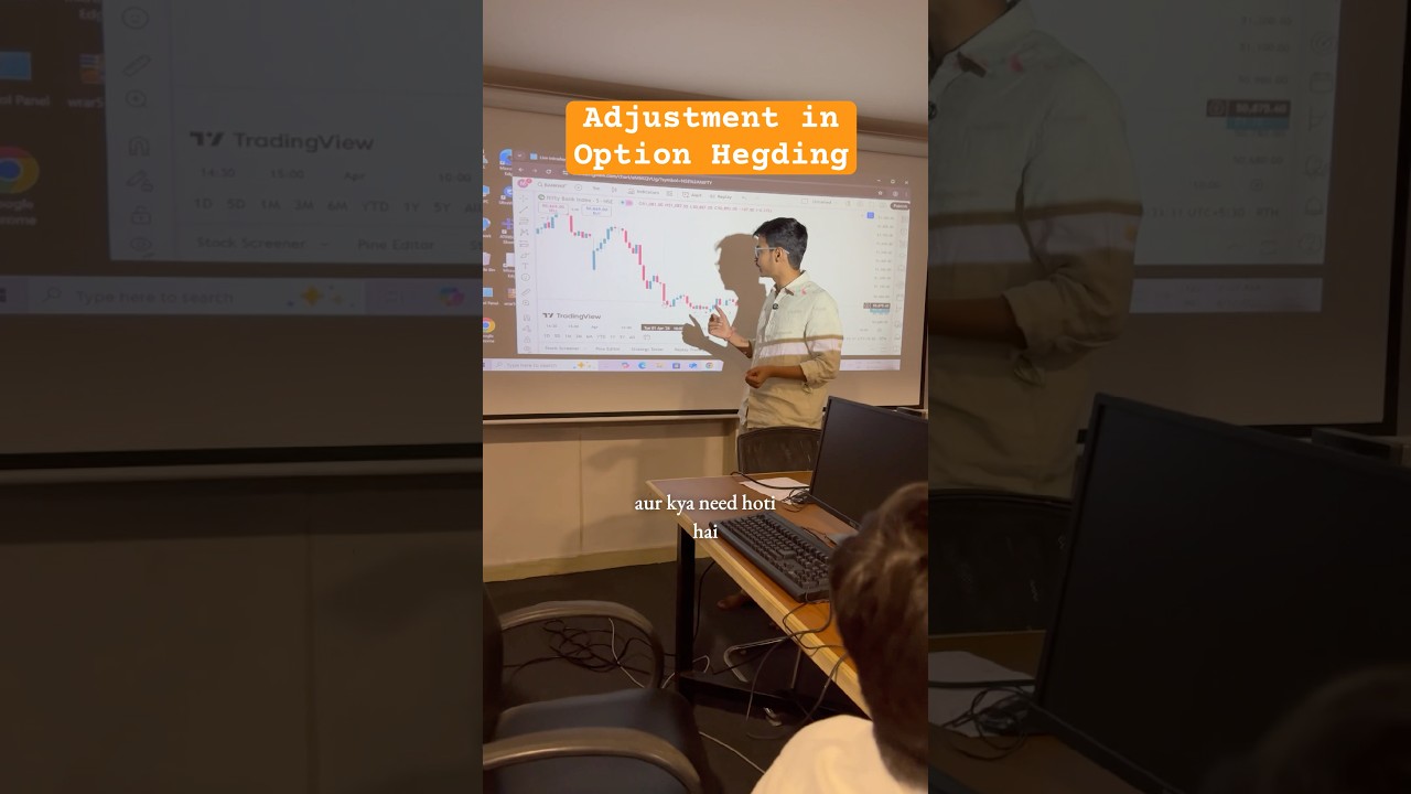 Adjustment in option hegding strategy #marwaditraders #stockmarket #education #hedging #nifty