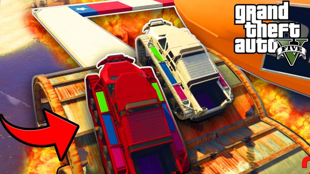 PARKOUR CU TANCURILE PE GTA! LVL999!