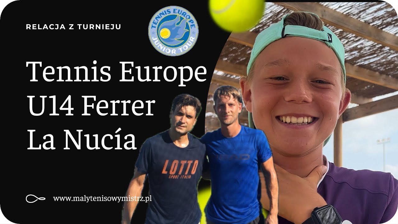 Janek na turnieju Tennis Europe 1 La Nucia w akademii tenisowej Ferrera