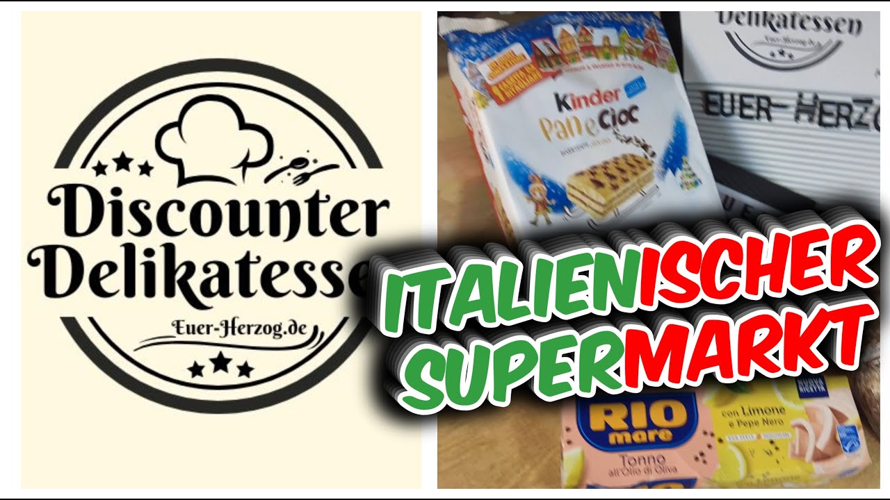 Discounter Delikatessen 😀 Italienischer Supermarkt - Bella Italia um die Ecke 😀