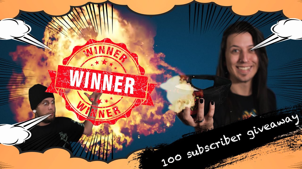 WE DID IT!!!! Winner of the 100 SUBSCRIBER giveaway ANNOUNCED!!