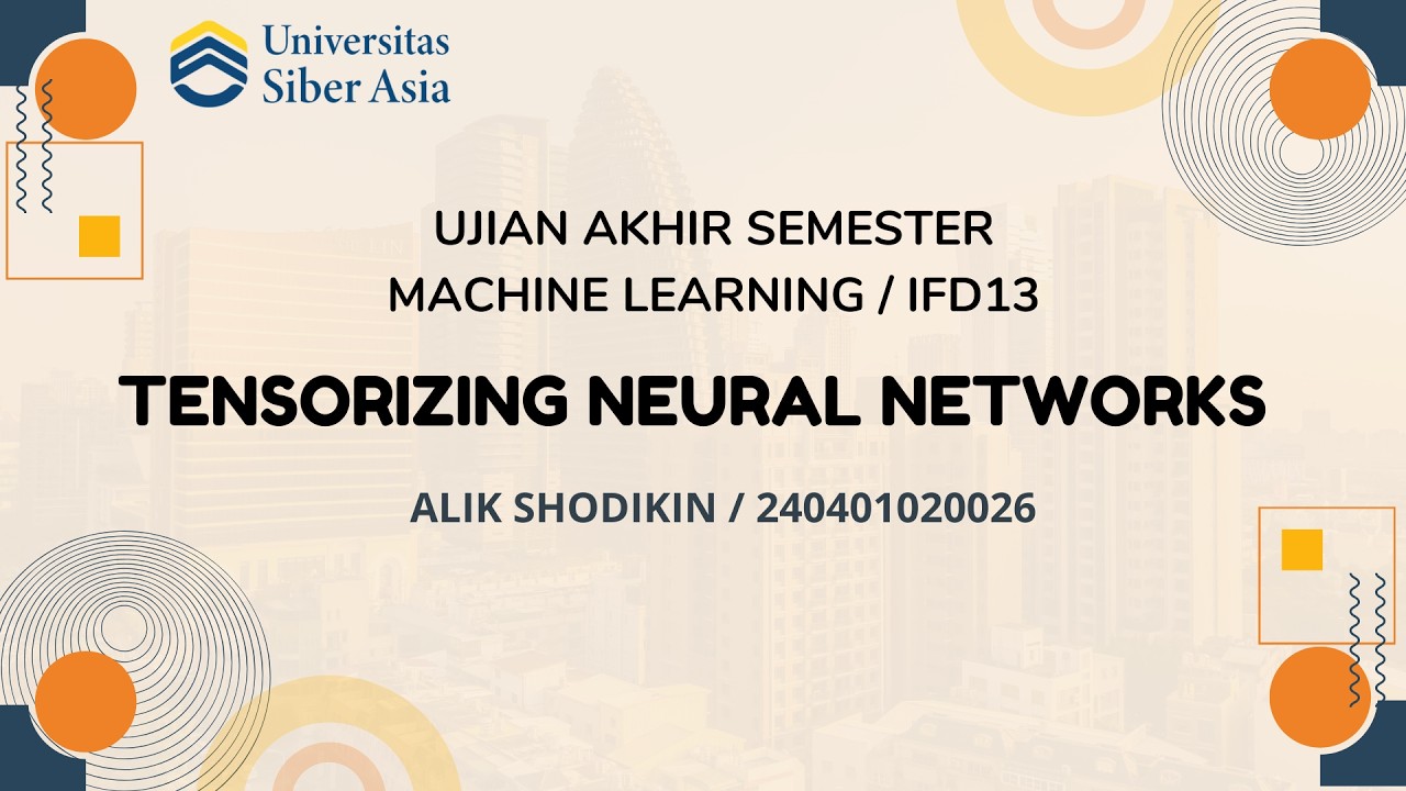 UAS MATA KULIAH MACHINE LEARNING /IFD13 - ALIK SHODIKIN-240401020026