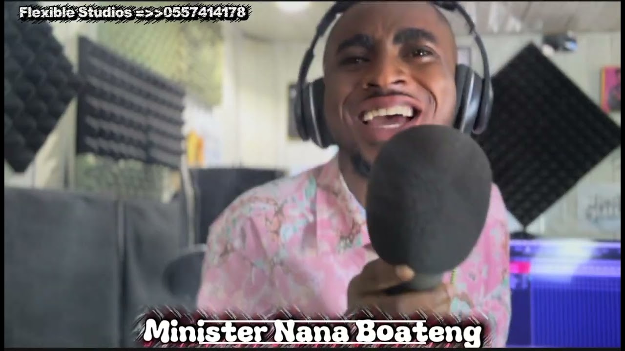 Nana Boateng stands in worship 
