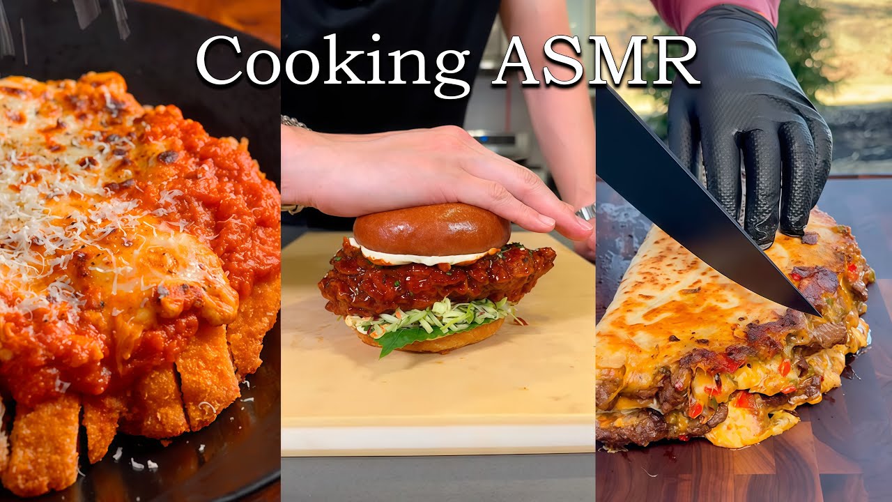👨&zwj;🍳 ASMR Cooking TikTok Compilation | Sizzling & Satisfying Sounds 🔥🍜