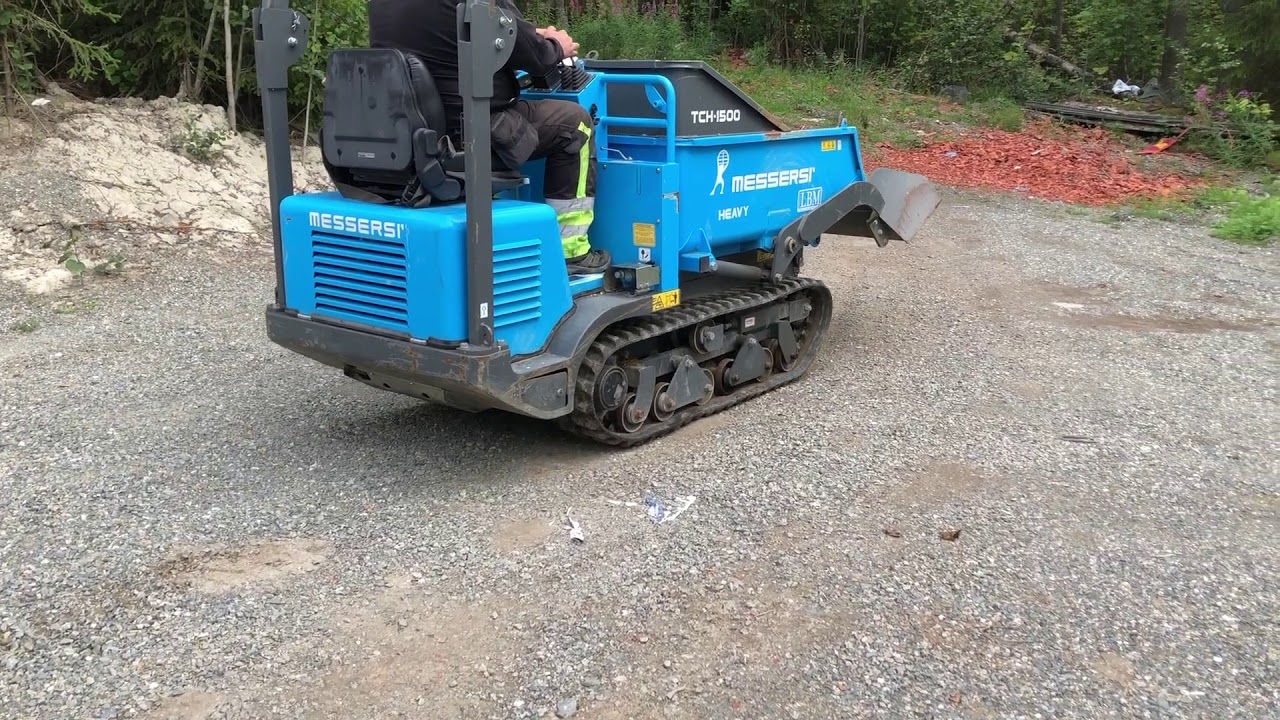 Köp självlastande minidumper Messersi TC1500 på Klaravik.se
