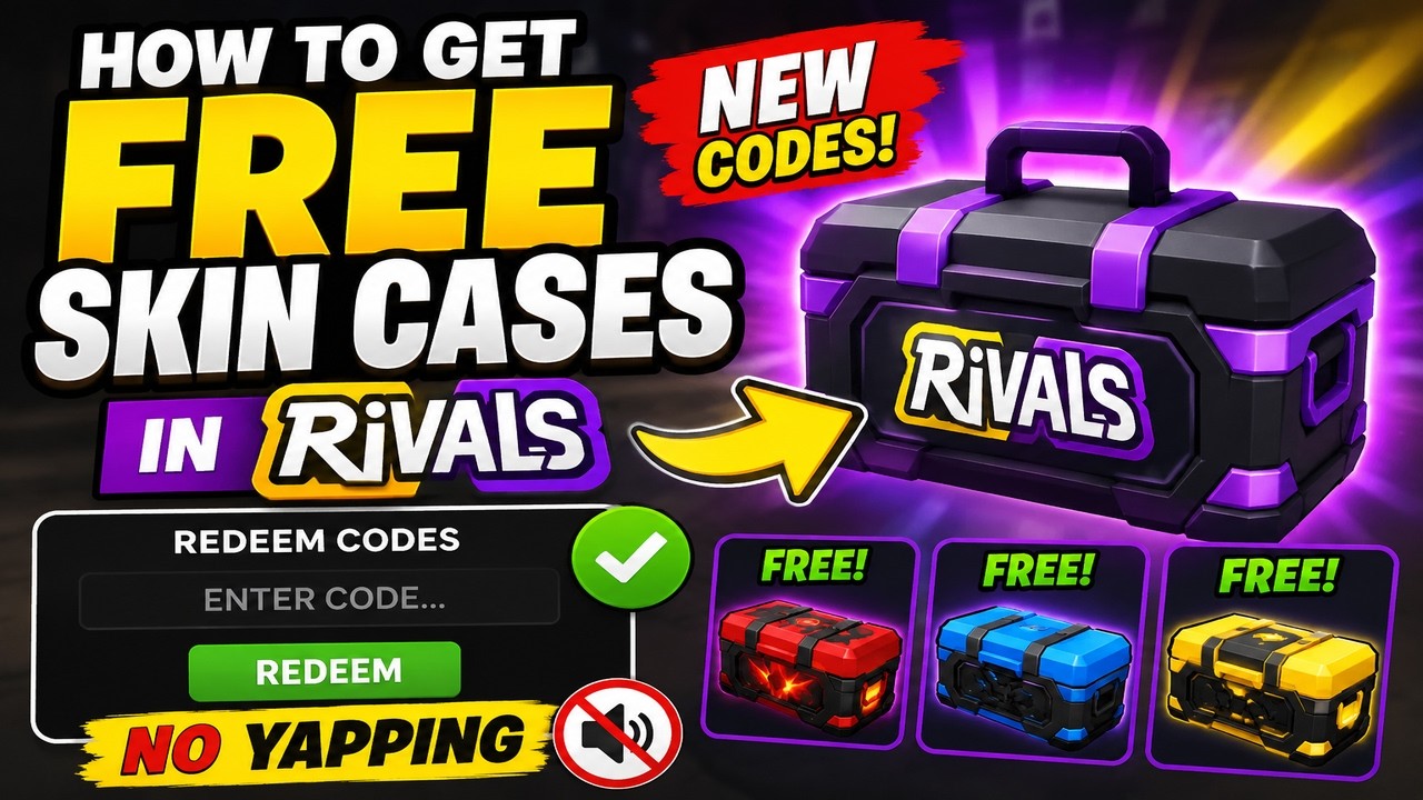 How To Get FREE Skin Cases In Roblox Rivals (No YAPPING) New Rivals Roblox Codes