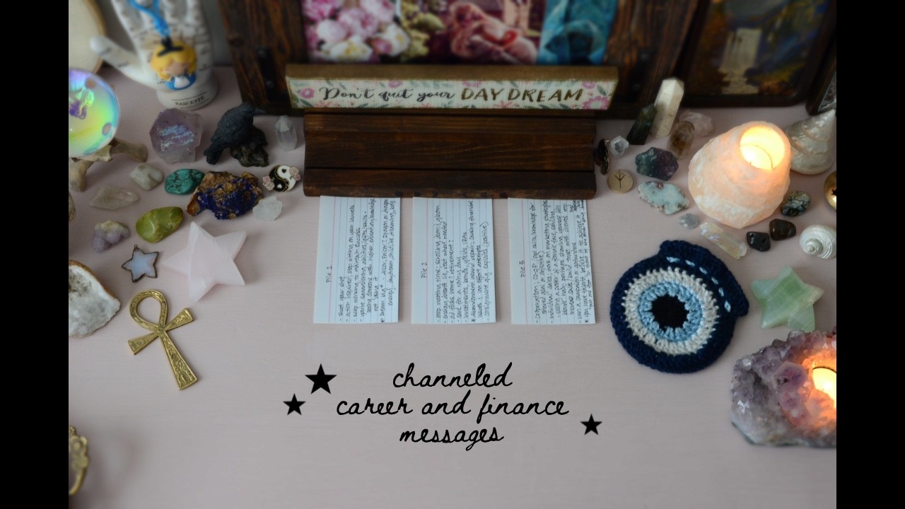 What's up with your finances and career + timing? Channeled Pick a Card Reading #channeledmessages
