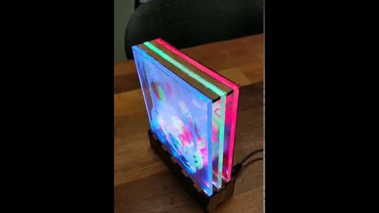 Acrylic RGB Photo Frame