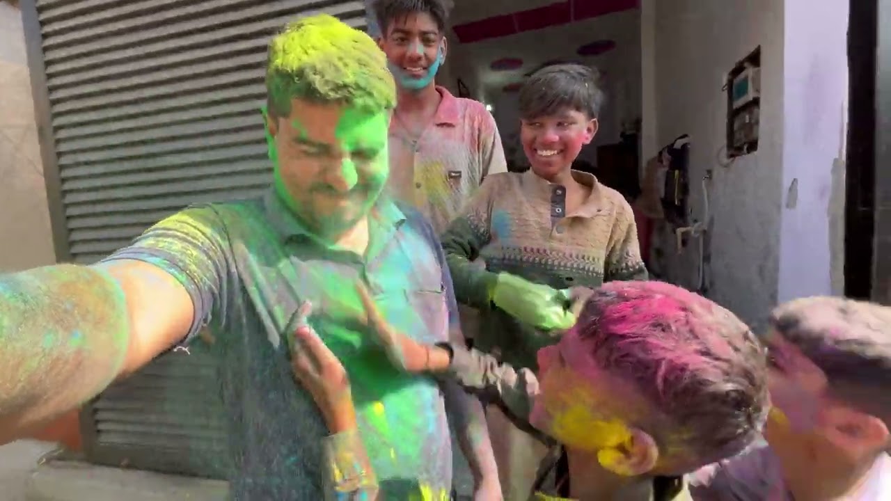 Holy vlog with sharartii log // village holy // sharartii Ansar 