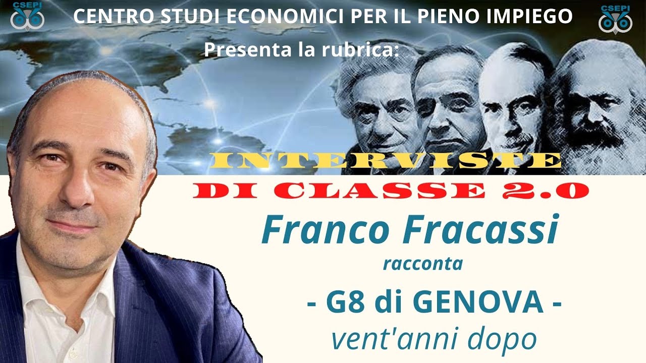 CSEPI intervista Franco Fracassi: G8 di Genova, 20 anni dopo cos'&egrave; rimasto?