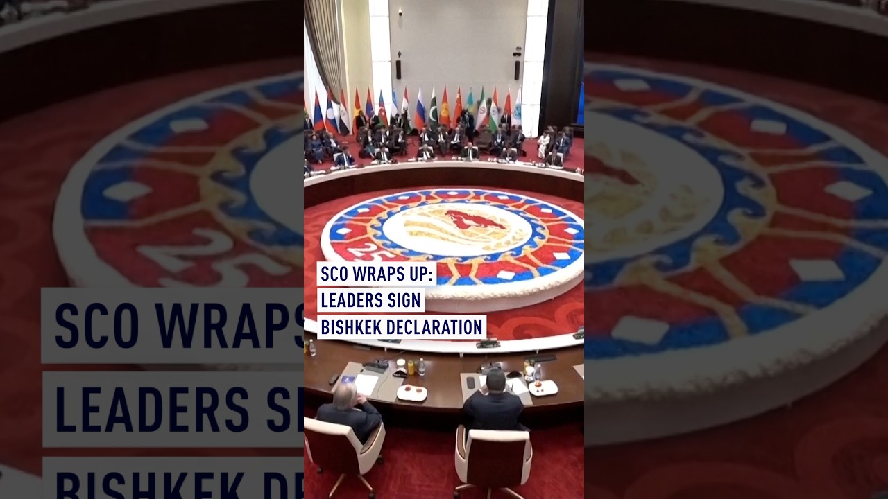 SCO wraps up: leaders sign Bishkek Declaration