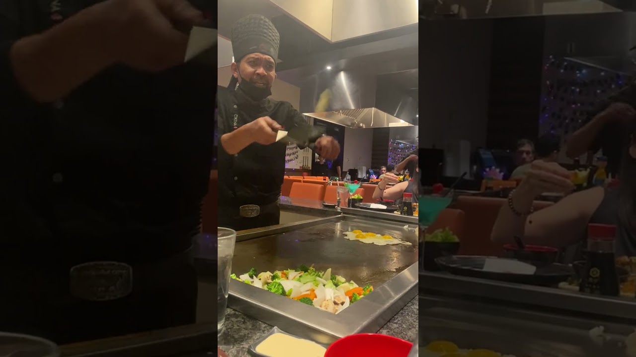 Hibachi Drill. This ched said, “People kept asking me if I am Manny Pacquiao” lol
