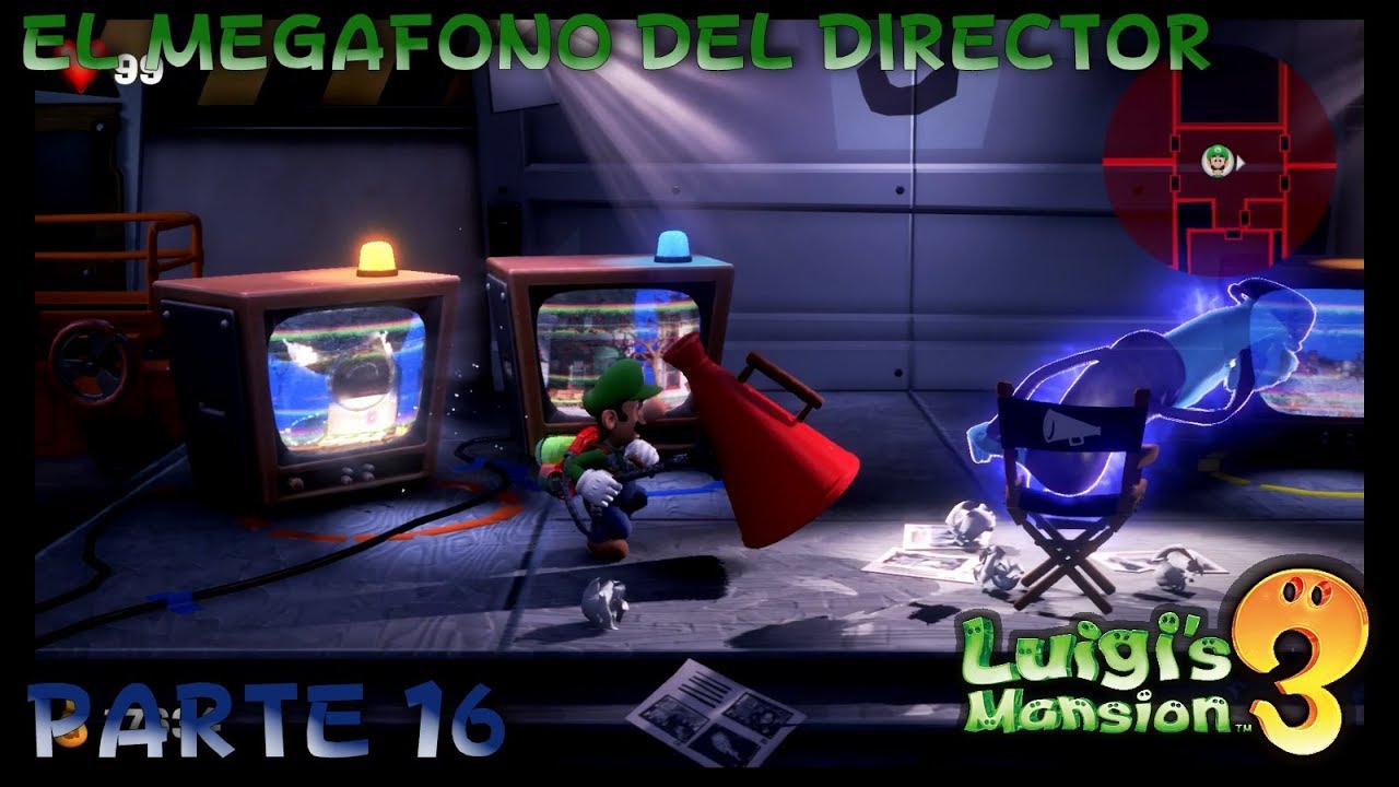 Luigi`s mansion 3 El megafono del director gameplay parte 16