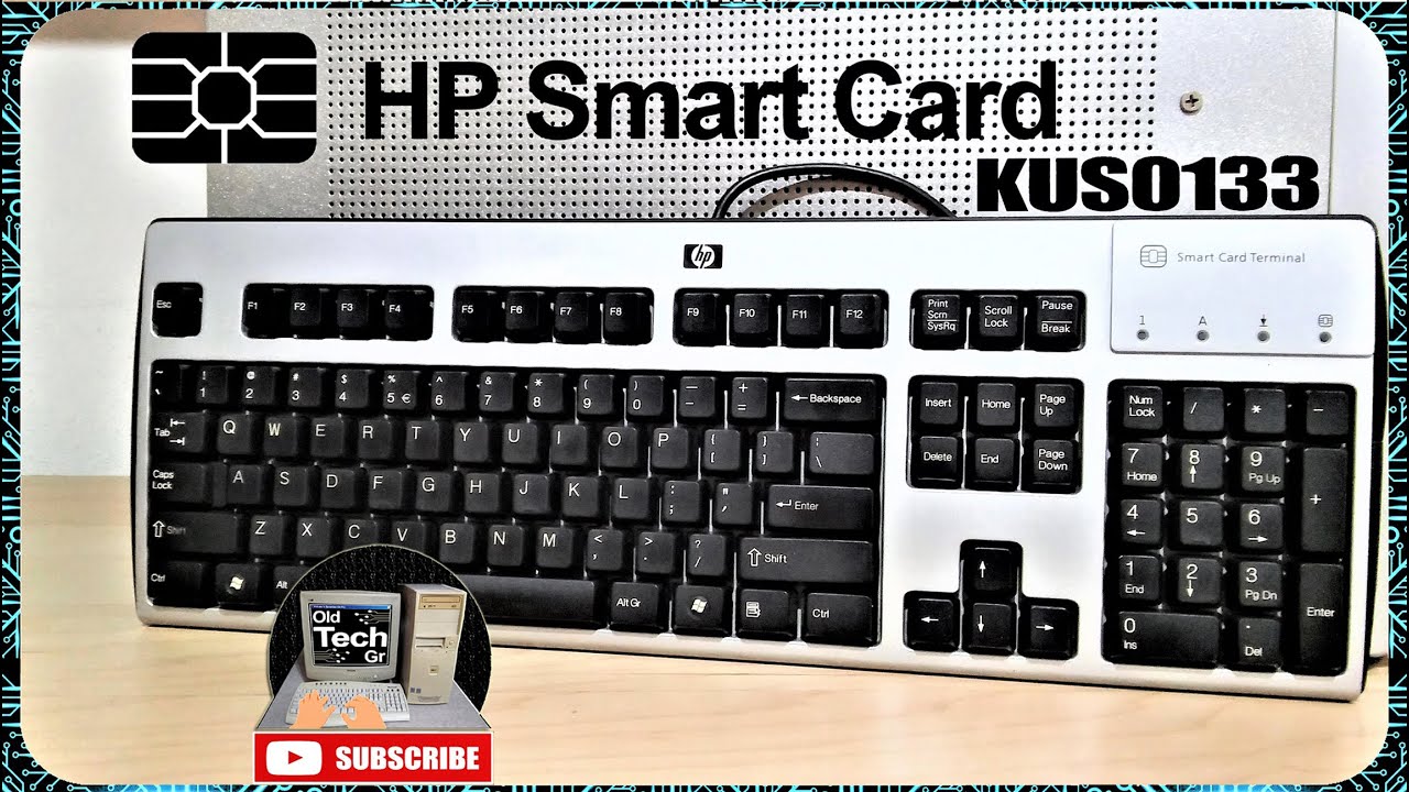 Hewlett Packard HP KUS0133 Wired SmartCard Keyboard USB
