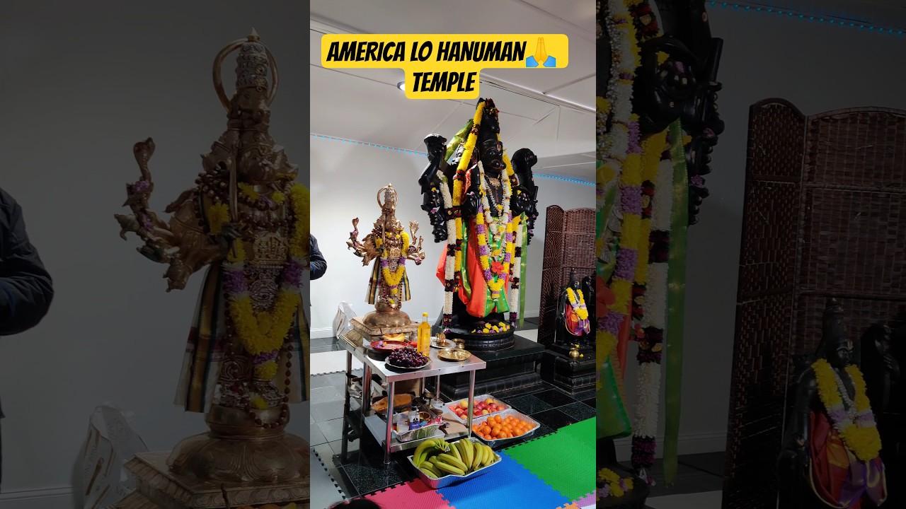 America lo Chinna house ni Hanuman Temple la marchesaru 😱 