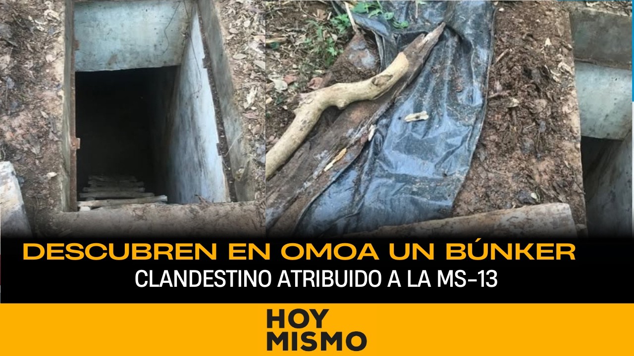 Descubren en Omoa un búnker clandestino atribuido a la MS-13