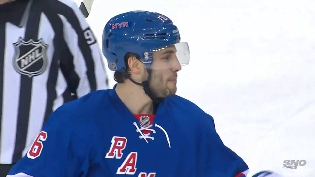 Derick Brassard decks Lapierre: 