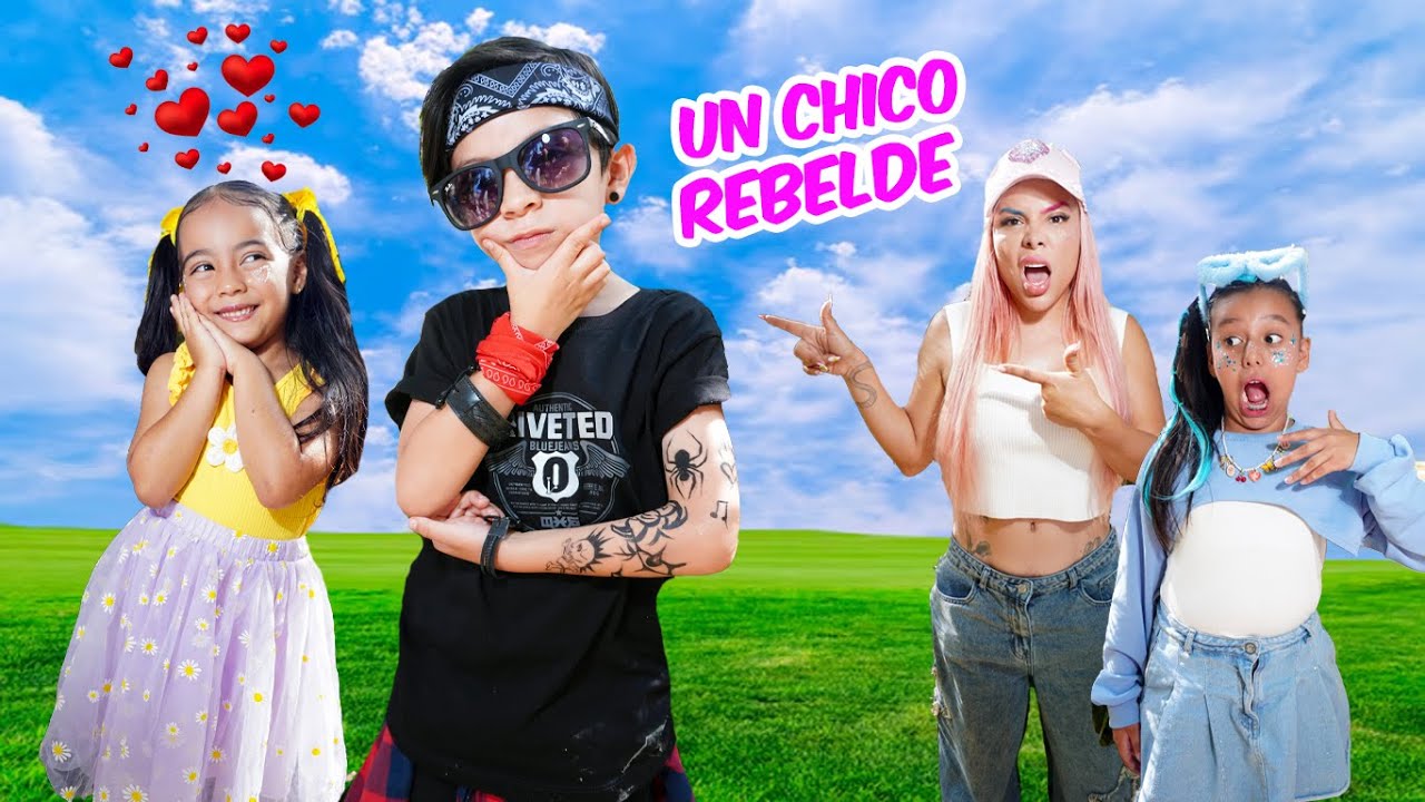 LAS MINI INFLUENCERS SE ENFRENTAN A UN CHICO REBELDE 😱❤️