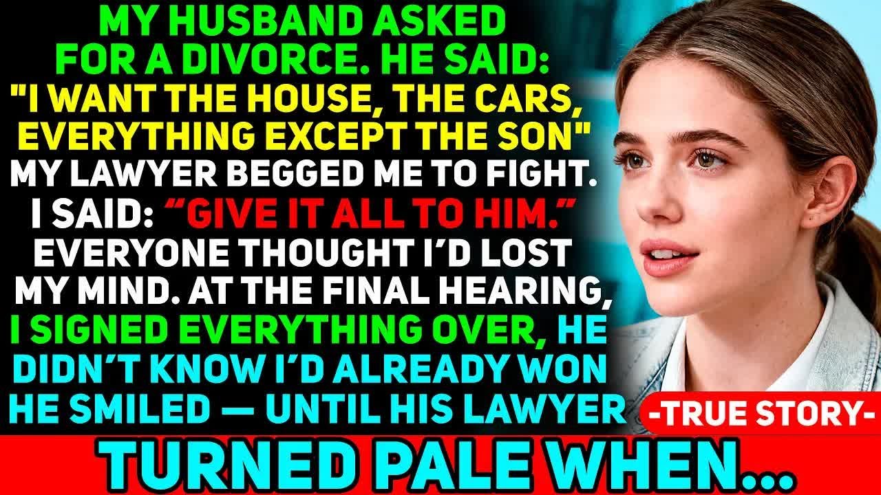 My Husband Took Everything in the Divorce — He Had No Idea What He Was Really Taking and