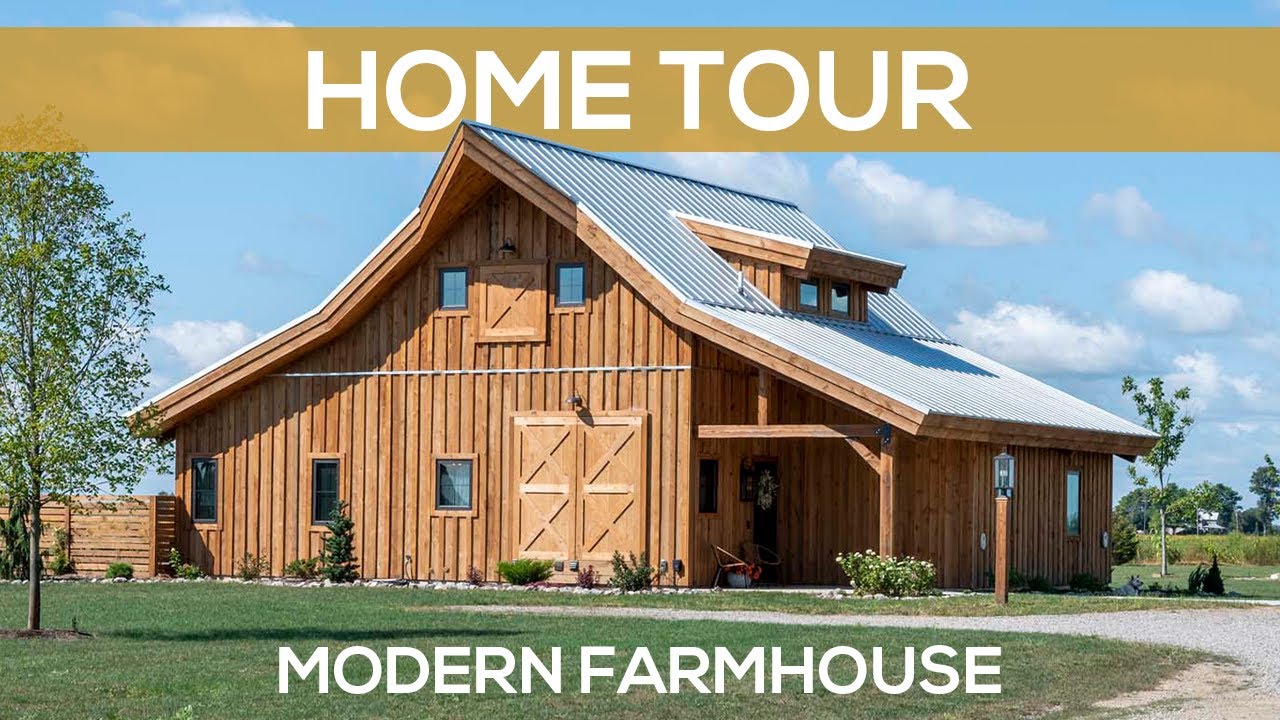 Modern Farmhouse Style Post & Beam Home