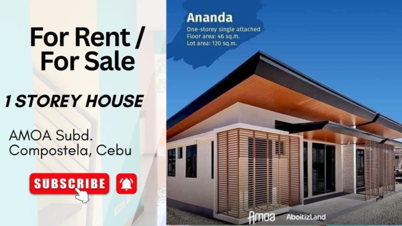 House for Sale or Rent in Amoa Subdivision, Compostela, Cebu
