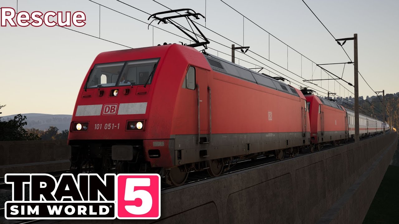 Rescue - Schnellfahrstrecke Kassel-Würzburg - BR 101 - #TrainSimWorld5