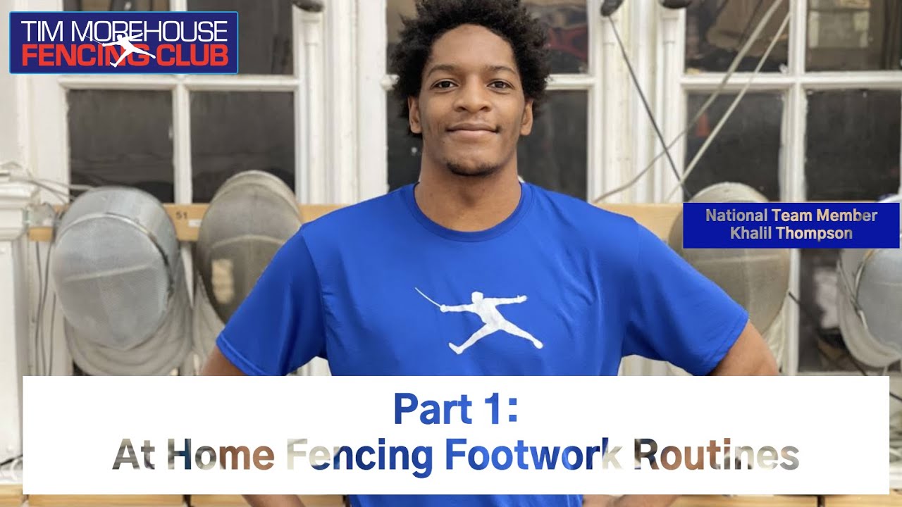 Fencing Footwork - 10 Minutes of Exercises You Can Do At Home (Session 1)