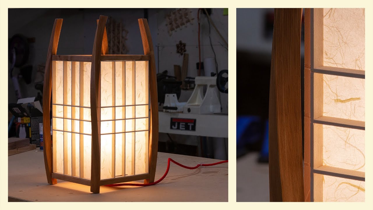 DIY Twisted Bent Lamination Lamp | Woodworking How-To #rocklerbentwoodchallenge