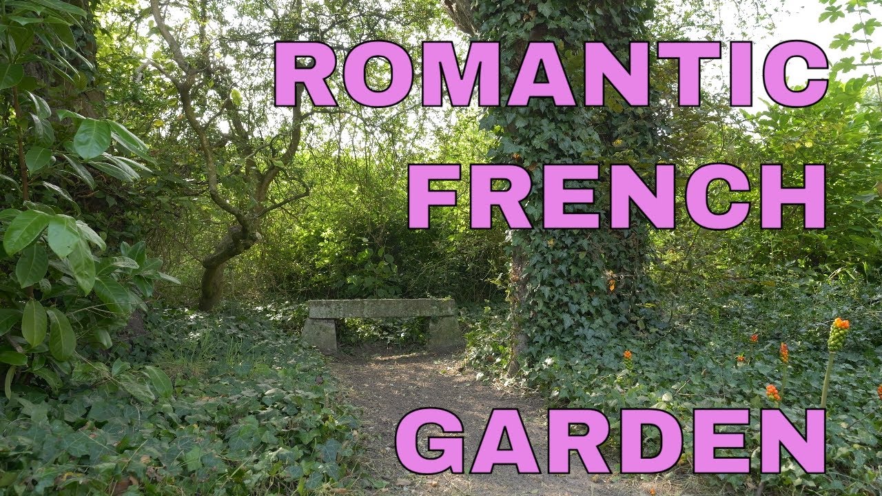Peaceful French Garden in SPRING- 30 min - 4K