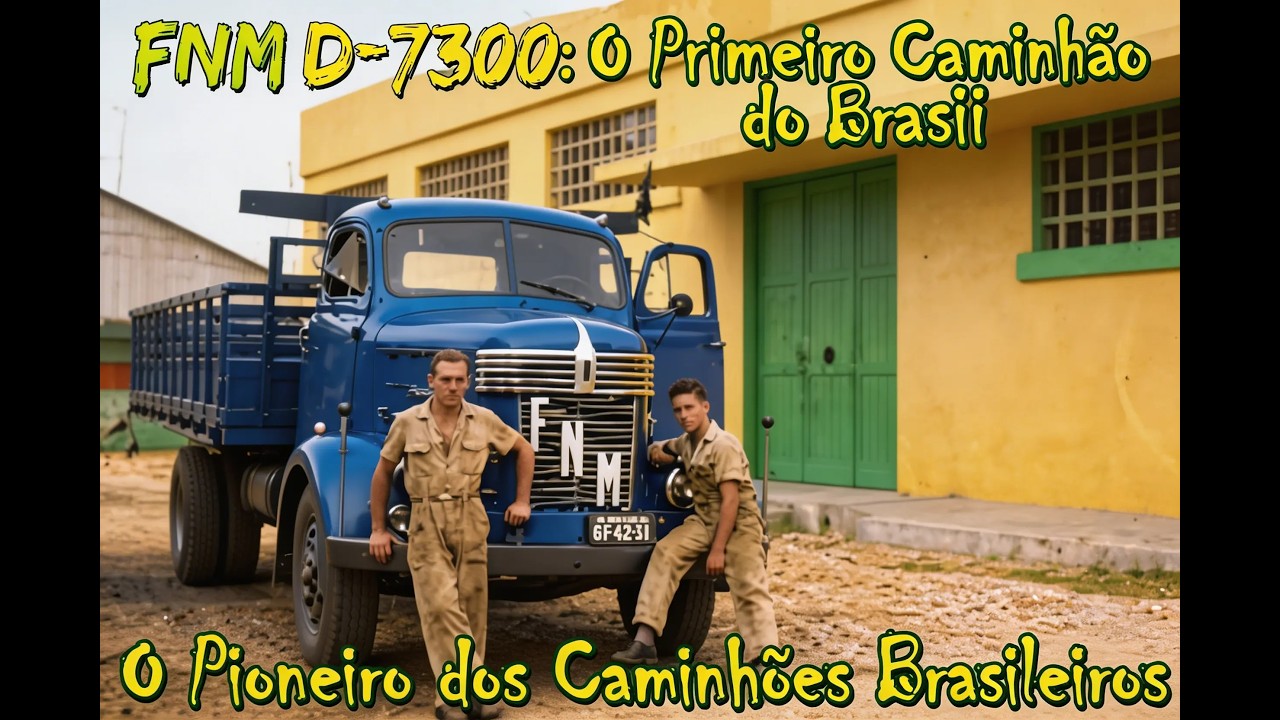 FNM D-7300: O Primeiro Caminhão do Brasil.