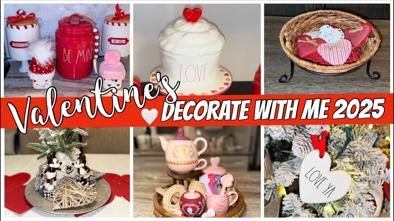 VALENTINE'S DECOR 2025 | DECORATE WITH ME FOR VALENTINE'S DAY