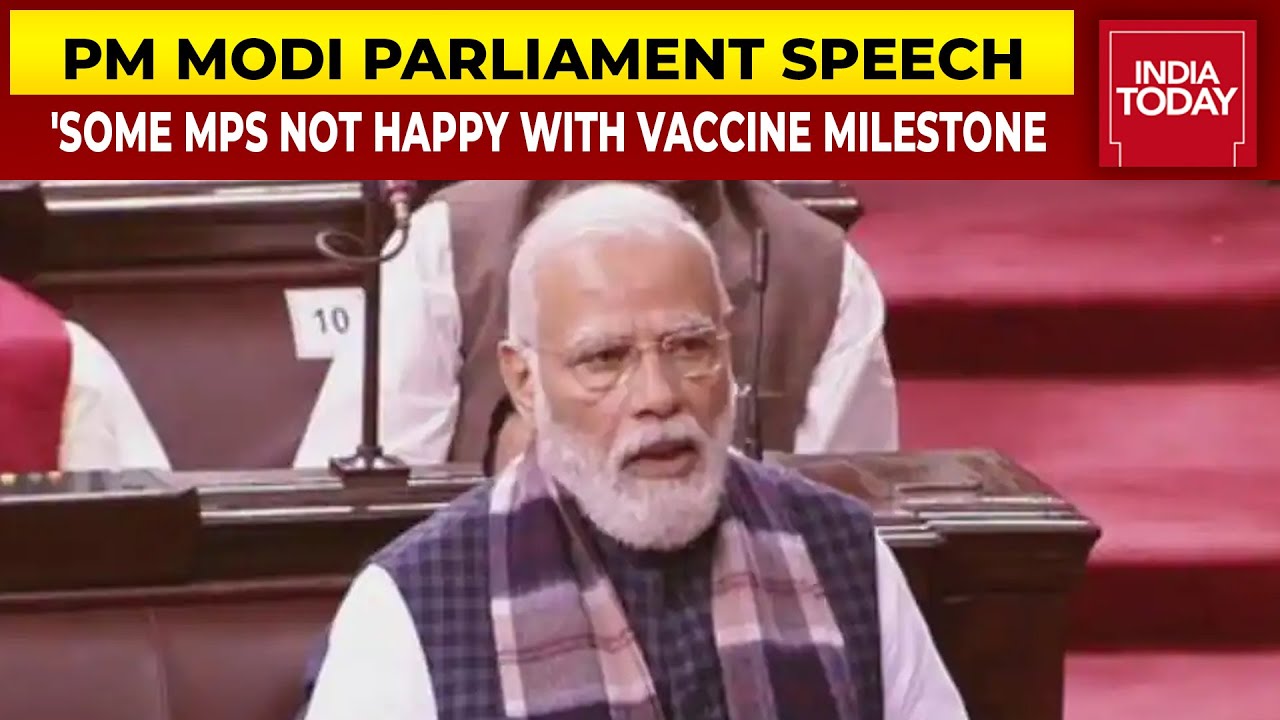 PM Narendra Modi Attacks Opposition On India's Vaccine Administration Milestone | PM Modi Speech