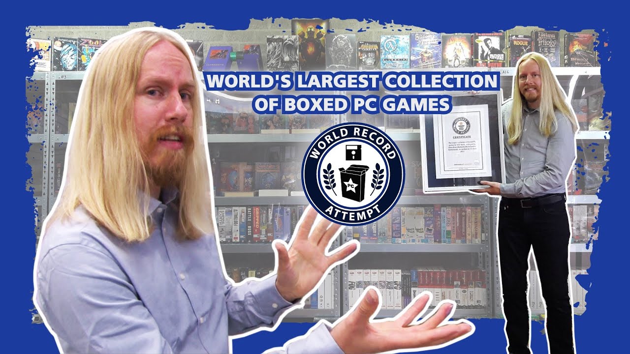 World's Largest Collection of Boxed PC Games - World Record Attempt